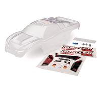 TRAXXAS 3714 Carrozzeria Rustler 2WD Trasparente Completa di Adesivi