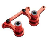 Traxxas 3743X Anodized Red Aluminum Steering Bell cranks, Rustler, 273-Pack