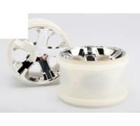 Traxxas 3772 2.8" Chrome All-Star Wheels, Rear (pair)