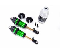 TRAXXAS 7461G Ammortizzatori Alluminio GTR Lunghi anodizzati Verde