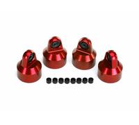 TRAXXAS 7764R XMAXX Tappi Ammortizzatori Alluminio Rossi TOE LINKS RED TRAXXAS