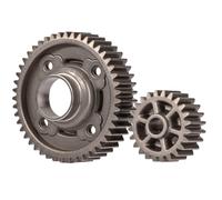 Traxxas Corona 47 denti + pignone 24 DTS acciaio per XRT/X-MAXX 7886
