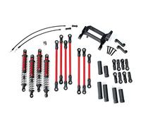 Traxxas 8140R TRX-4 Long Arm Lift Kit completo rosso