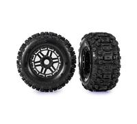 TRAXXAS 8979 Gomme Sledgeammer 2.8 BELTED doppio profilo 2.9-3.8 su Cerchio Nero