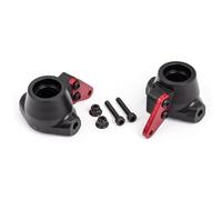 TRAXXAS 9637R Blocchetti sterzo con Braccetti in Alluminio Rosso