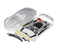 Traxxas a Quadri Chevrolet Corvette Z06 Trasparente Con Decals & Hardware /