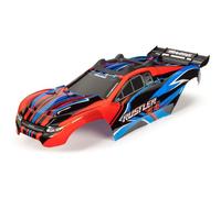 TRAXXAS a Quadri Rustler 4X4 Rosso/Blu, Cpl. Verniciato / TRX6734R