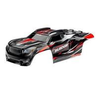 Traxxas a Quadri Sledge Truggy Rosso / Con Fiocco Adesivo & Montato senza Clip