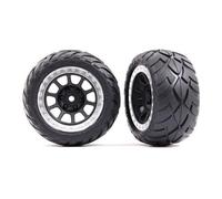 Traxxas Anaconda Pneumatici Su Cerchi Bandito 2.2 Graphite-Grau Satin-Chr /