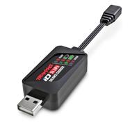 Traxxas Caricabatterie per TRX4-M 1/18, 2 celle 7.4V LiPo, 2A USB