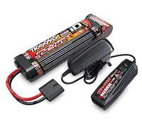 Traxxas - Caricatore 2969 G + 1 x NI-MH 8,4 V 3000 mAh 2923X lungo