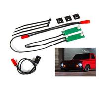 Traxxas Drag Slash Luce LED Set Davanti Completo Bianco Compreso Piccole Parti /