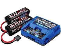 Traxxas Dual Ez-Peak Live Caricatore 2973G +2x4S Lipo 6700mAh 2890X Eu-Version /