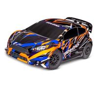 Traxxas FORD FIESTA ST RALLY VXL BRUSHLESS CLIPLESS ARANCIO SENZA ACCUS/CARICATORE 74276-4-ORNG