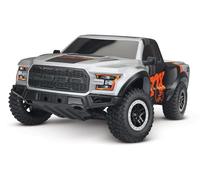 Traxxas Ford F-150 Raptor Fox 2WD Brushed Rtr 1:10 Pick-Up Camion Con Akku + 4A