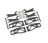 Traxxas Ganasce-Set Widemaxx Nero Braccio Sospensione, Tiranti + Molle / TRX899
