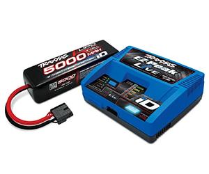 Traxxas Kit di ricarica Live 2971G + LIPO 4S 5000 MAH 2889X