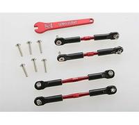 Traxxas L/R Barre Filettate Alluminio Rosso / TRX3741X