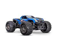 TRAXXAS Mini Maxx 4WD BL-2S RTR 1:12 Monster Truck blu con batteria + caricatore USB/C da 2 A