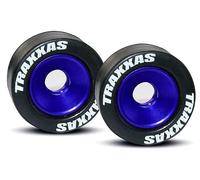 Traxxas- Parti di Auto Modello Ruota, Colore Blu, 5186A