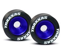 Traxxas- Parti di Auto Modello Ruota, Colore Blu, 5186A
