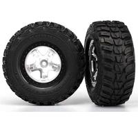 Traxxas Pneumatici + Cerchi Montato Kumho Slash Hi 4x4 Vo / Raso Cromo /