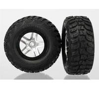 Traxxas Pneumatici Su Cerchio KUMHO Slash 4x4 Schw/Satin / TRX6874