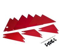 Traxxas Rohrrahmen-Chassis Innen-Panle-Set Alluminio Rosso / TRX8434R