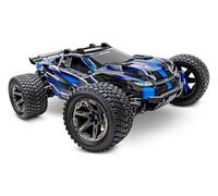 Traxxas 67097-4 Rustler 4x4 Vxl Ultimate 1/10 Rtr Tqi Tsm + TRX-3S Set Blu