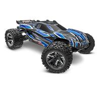 Traxxas RUSTLER 4X4 VXL BRUSHLESS HD BLU SENZA ACCUS/CARICATORE 67376-4-BLUE