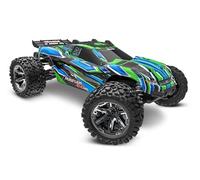 Traxxas RUSTLER 4X4 VXL BRUSHLESS HD VERDE SENZA ACCUS/CARICATORE 67376-4-GRN