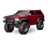 TRAXXAS TRX-4 Nissan Pathfinder, RC modellino auto, scala 1:10, crawler fuoristrada, rosso, auto radiocomandata, fuoristrada, RTR Brushed