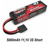 Traxxas TRX2832X Batteria Lipo 5000mAh 11,1V 3-Zellen 25C Breve ( Corti