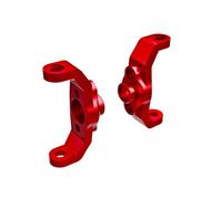 TRAXXAS TRX4M Caster-Blocks, 6061-T6 Alluminio Rosso Anodizzato L/ R/