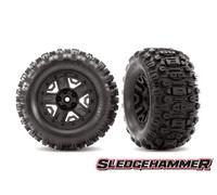 Traxxas TRX6792 Pneumatici Su Cerchi 2.8 Neri Sledgehammer TSM Rated (2 Pezzi)