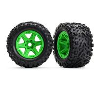 Traxxas TRX8672G Pneumatici Verdi Montati Su Cerchioni Talon EXT 38 E-Revo V 2.0