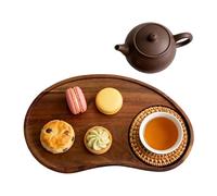 Tray for Coffee Table - Wooden Decorative Serving Board, Breakfast and Snack Tray for Home, Living Room, Table, Cafe, Patio; Solid Wood Storage, Afternoon Tea, Coffee Cups, DeliBoards, Party Use