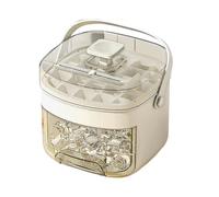 Tray, Freezer Container, Easy Release Molds, Kitchen Utility, Portable Storage Bin, Reusable Covered Tray with Handle for Cocktail Prep, Fridge, Outdoor Camping, Travel Coolers
