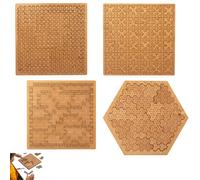 Tray Puzzles, puzzles for adults, Reverse Thinking Challenge, Framed, Suitable for Brain Training Games (4 PCS)