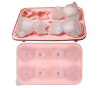 Tray - Silicone| 3D Cat Tray Mould, 4 cavities Reusable Silicone 3D Cat Ţray, Cartoon Kitchen Utensils - For Whiskey, Cocktails, Wine, Bourbon, Kitchen, Parties, Drinking, Food