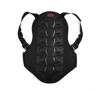 Trayne 2 protezioni per la schiena della moto, per equitazione, corsa, sci e skateboard, in EVA, ammortizzante, con cintura in vita regolabile (2 pezzi)