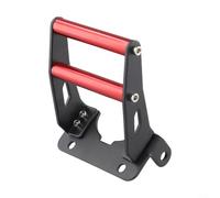 Trayne Kit di supporto per piede posteriore, poggiapiedi in lega di alluminio per modelli Kugoo M4 e Pro, supporto leva posteriore pieghevole per scooter, 13 x 10 x 5 cm, nero e rosso