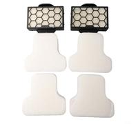 Trayne Kit filtro aspirapolvere XHPCZ350 con 2 filtri e 8 cuscinetti in schiuma e feltro, compatibile con i modelli Shark Canister CZ351 CZ500UKT CZ500EUT