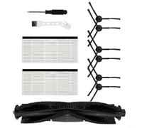 Trayne Vexilar - Kit di accessori per aspirapolvere robot Honiture Pro, 1 spazzola principale, 6 spazzole laterali, 2 filtri