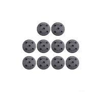 Trayneel 10 rialzi in plastica per vasi da 30,5 cm, per uso interno ed esterno, elevano i vasi migliorano il drenaggio e il flusso d'aria, compatibili con tutti i tipi di fioriere, nero