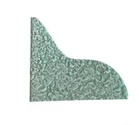 Trayneel 2 paraspruzzi per doccia, per vasca da bagno e lavandino, in acrilico, impermeabile, senza tracce, facile da installare, riutilizzabile