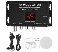 Trayneel Modulatore RF con ripetitore M60For, Compatibile con decoder, Supporta Gli Standard TV Pal/NTSC e canali di Uscita selezionabili (M60IR)