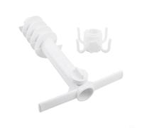 Trayneel Set di ganci per ombrellone da spiaggia in plastica resistente, supporto a vite per ombra stabile e resistenza al vento, si adatta alla maggior parte degli ombrelloni da esterno, tettoie e