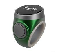 Trayneel Smart Ring Counter con ricarica di tipo C, display LCD regolabile per un conteggio accurato compatibile con varie dimensioni delle dita in verde, rosso, nero, rosa, viola (verde)