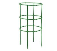 Trayneel Supporto modulare per fiori in plastica verde regolabile a tre livelli per piante da giardino e rampicanti, per interni ed esterni, materiale plastico, facile da montare per viti, fiori e
